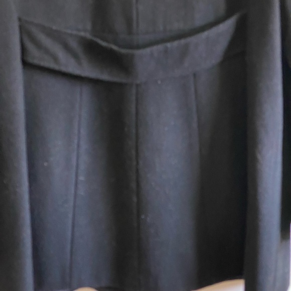 Gently Worn Jones New York Black Pea Coat - Picture 6 of 7